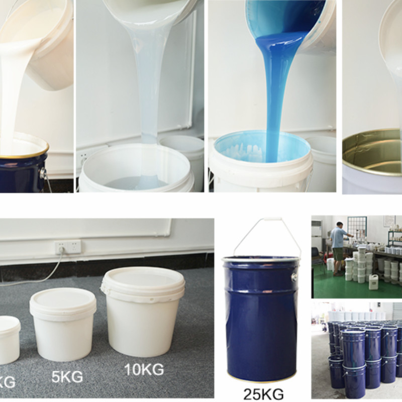Silicone liquide sans couleur de résistance thermique pour l'ensemble de compression des moules 14%