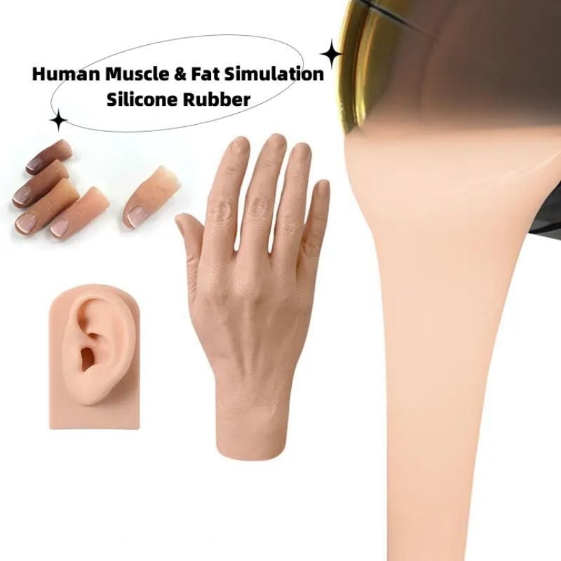 muscle 4.0Mpa humain et gros caoutchouc de silicone d'élastomère de simulation pour la fabrication artificielle de membres