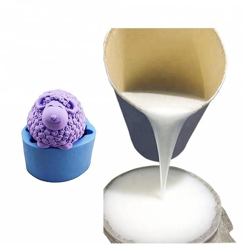 Silicone liquide blanc de bas rétrécissement pour le moule faisant l'élongation de 300% pour la perceuse d'huile