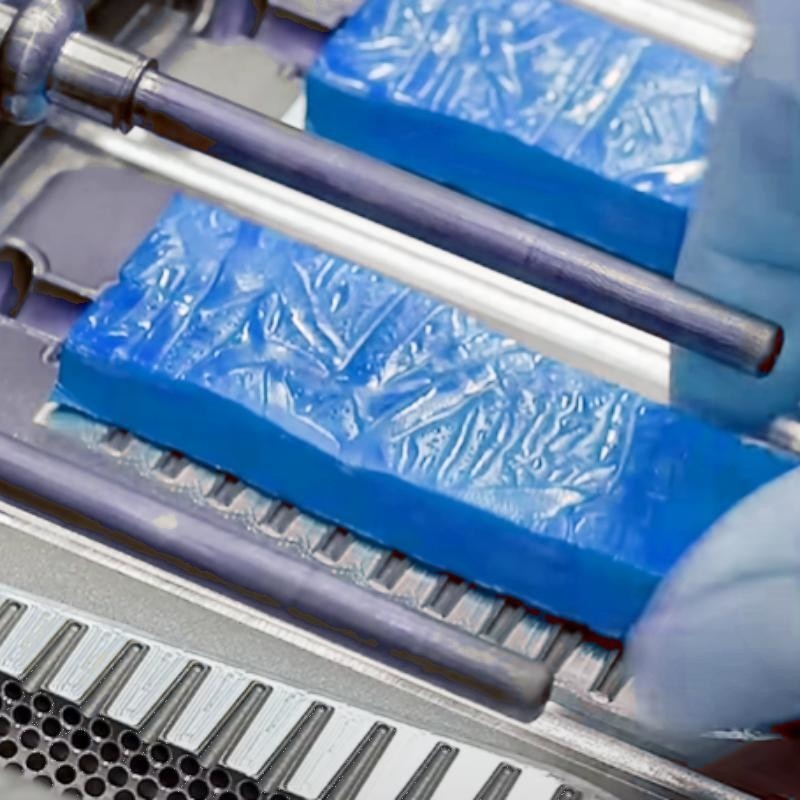 la tension de 7.5Mpa 8% a placé le caoutchouc de silicone blanc de silicone de MVQ 6.5Mpa pour les pièces des véhicules à moteur