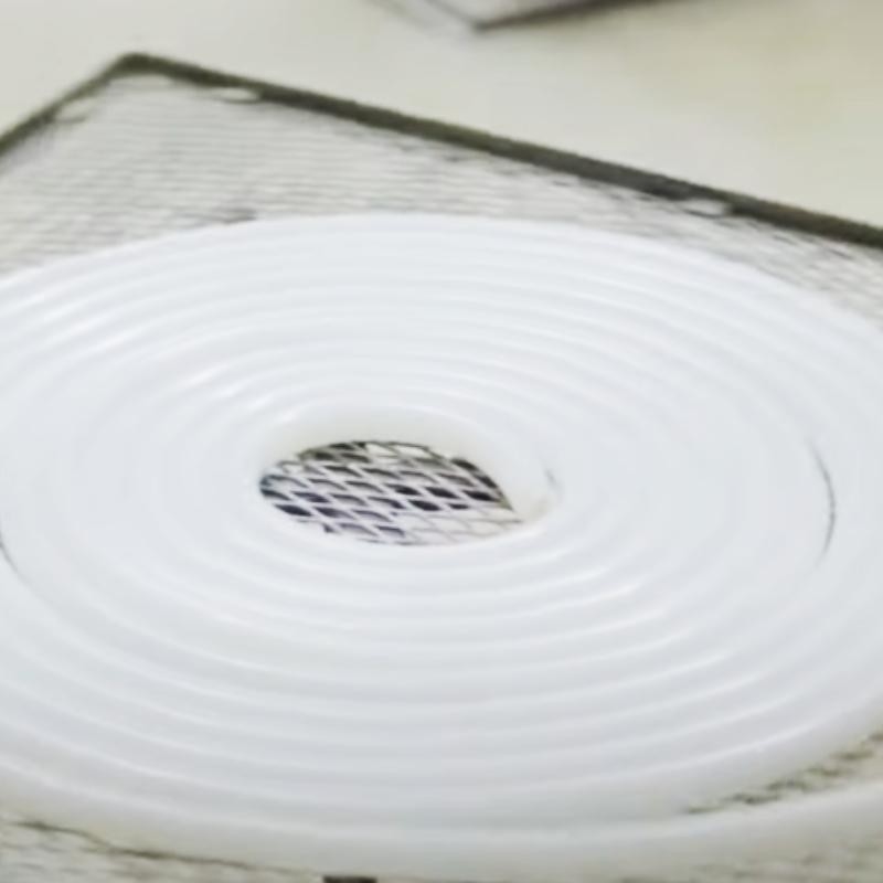 Le caoutchouc de silicone blanc neutre du silicone 7.5Mpa de goût et d'odeur MVQ pour l'extrusion